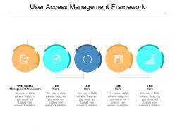 User access management framework ppt powerpoint presentation infographic template slide cpb