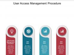 User access management procedure ppt powerpoint presentation ideas visuals cpb