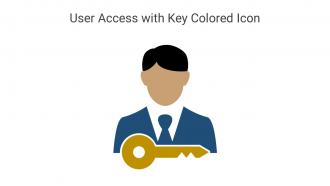 User Access With Key Colored Icon In Powerpoint Pptx Png And Editable Eps Format
