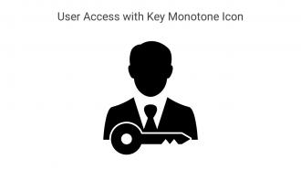 User Access With Key Monotone Icon In Powerpoint Pptx Png And Editable Eps Format
