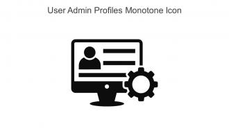 User Admin Profiles Monotone Icon In Powerpoint Pptx Png And Editable Eps Format