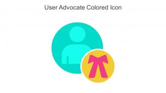 User Advocate Colored Icon In Powerpoint Pptx Png And Editable Eps Format