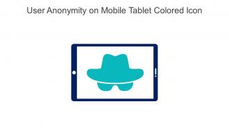 User Anonymity On Mobile Tablet Colored Icon In Powerpoint Pptx Png And Editable Eps Format