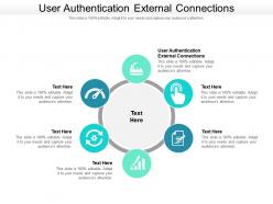 User authentication external connections ppt powerpoint presentation professional tips cpb