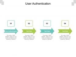 User authentication ppt powerpoint presentation summary ideas cpb