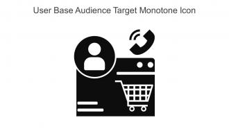 User Base Audience Target Monotone Icon In Powerpoint Pptx Png And Editable Eps Format