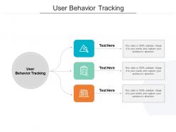 User behavior tracking ppt powerpoint presentation styles graphics download cpb
