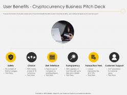 User benefits cryptocurrency business ppt powerpoint presentation file visuals