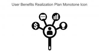 User Benefits Realization Plan Monotone Icon In Powerpoint Pptx Png And Editable Eps Format