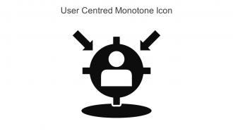 User Centred Monotone Icon In Powerpoint Pptx Png And Editable Eps Format