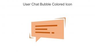 User Chat Bubble Colored Icon In Powerpoint Pptx Png And Editable Eps Format
