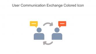 User Communication Exchange Colored Icon In Powerpoint Pptx Png And Editable Eps Format