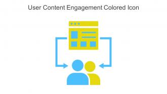 User Content Engagement Colored Icon In Powerpoint Pptx Png And Editable Eps Format