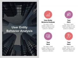 User entity behavior analysis ppt powerpoint presentation summary slide download cpb
