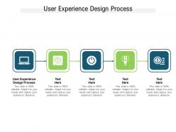 User experience design process ppt powerpoint presentation infographics objects cpb