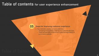 User Experience Enhancement Powerpoint Presentation Slides Professionally Idea