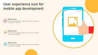 User Experience Icon For Mobile App Development