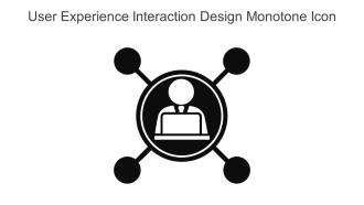 User Experience Interaction Design Monotone Icon In Powerpoint Pptx Png And Editable Eps Format