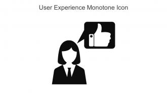 User Experience Monotone Icon In Powerpoint Pptx Png And Editable Eps Format