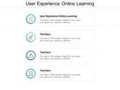 User experience online learning ppt powerpoint presentation file styles cpb