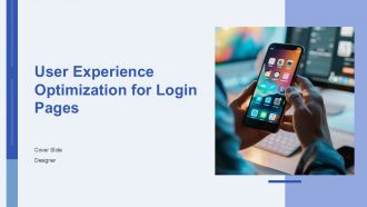 User Experience Optimization For Login Pages PPT Mockup AT