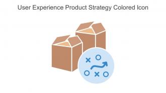 User Experience Product Strategy Colored Icon In Powerpoint Pptx Png And Editable Eps Format