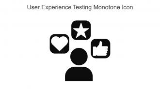 User Experience Testing Monotone Icon In Powerpoint Pptx Png And Editable Eps Format