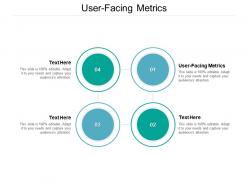 User facing metrics ppt powerpoint presentation pictures vector cpb