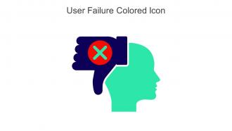 User Failure Colored Icon In Powerpoint Pptx Png And Editable Eps Format