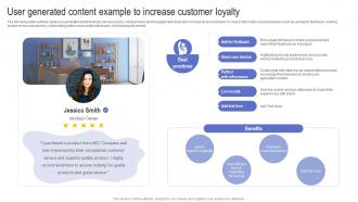 User Generated Content Example To Increase Driving Web Traffic With Effective Facebook Strategy SS V