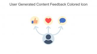 User Generated Content Feedback Colored Icon In Powerpoint Pptx Png And Editable Eps Format