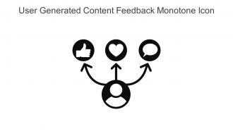 User Generated Content Feedback Monotone Icon In Powerpoint Pptx Png And Editable Eps Format