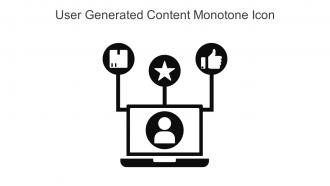 User Generated Content Monotone Icon In Powerpoint Pptx Png And Editable Eps Format