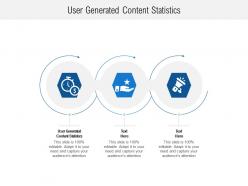 User generated content statistics ppt powerpoint presentation pictures cpb