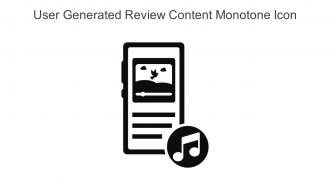 User Generated Review Content Monotone Icon In Powerpoint Pptx Png And Editable Eps Format