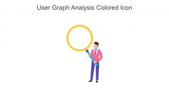 User Graph Analysis Colored Icon In Powerpoint Pptx Png And Editable Eps Format