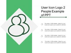 User Icon Logo 2 People Example Of Ppt