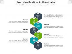 User identification authentication ppt powerpoint presentation icon slides cpb
