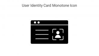 User Identity Card Monotone Icon In Powerpoint Pptx Png And Editable Eps Format