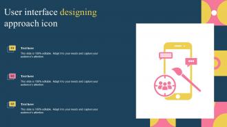 User Interface Designing Approach Icon