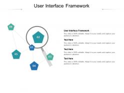User interface framework ppt powerpoint presentation model background image cpb