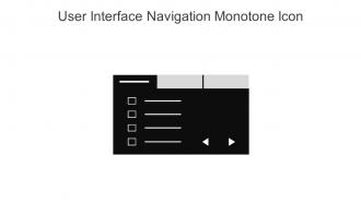 User Interface Navigation Monotone Icon In Powerpoint Pptx Png And Editable Eps Format