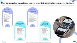 User Onboarding Experience Improvement Strategies In Ecommerce Business