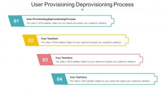User Provisioning Deprovisioning Process Ppt Powerpoint Presentation Layouts Influencers Cpb