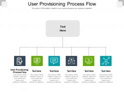 User provisioning process flow ppt powerpoint presentation inspiration format cpb