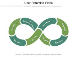 User retention plans ppt powerpoint presentation model icons cpb