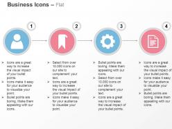 User Ribbon Gear Notes Ppt Icons Graphics
