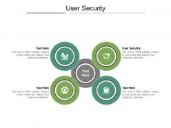 User security ppt powerpoint presentation infographics deck cpb