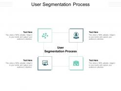 User segmentation process ppt powerpoint presentation model slides cpb