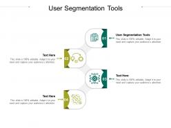 User segmentation tools ppt powerpoint presentation show themes cpb